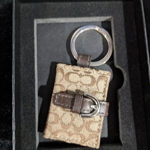 Coach photo keychain